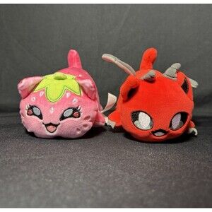 Aphmau MeeMeows Mystery 6" Plush Litter Cats Strawberry & Devil